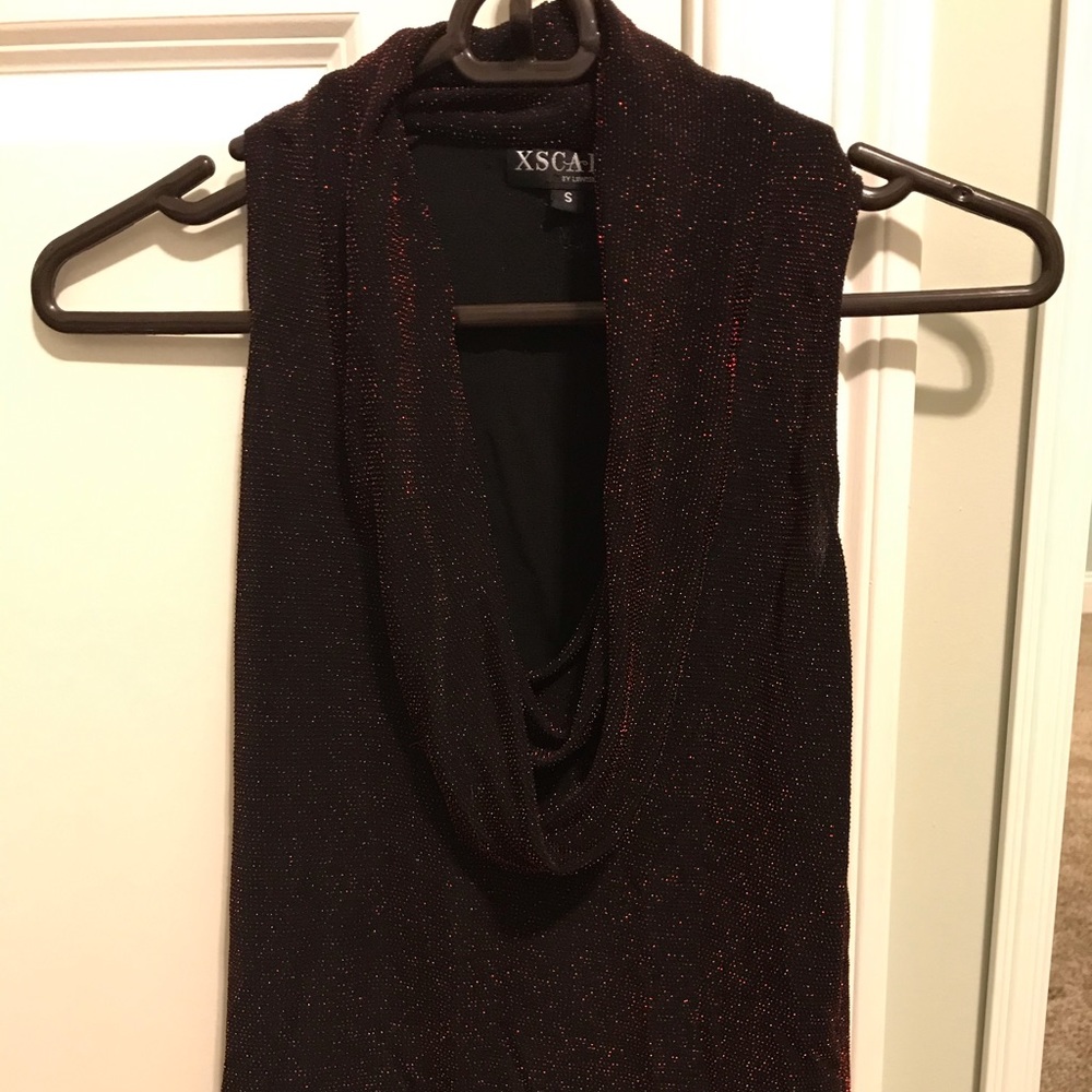 Sparkly Red Dress Top